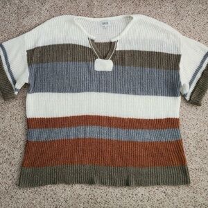 BKE Striped Knit Top
